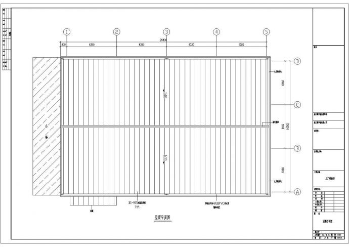 16米跨门式刚架结构样品房结构设计施工图_图1