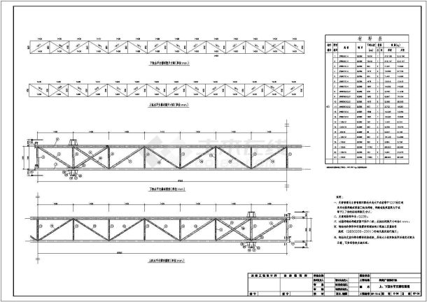 某桁架结构跨路广告牌结构设计施工图（独立基础）-图二