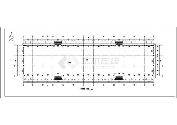某地区排架结构酒厂冷库结构设计施工图-图二