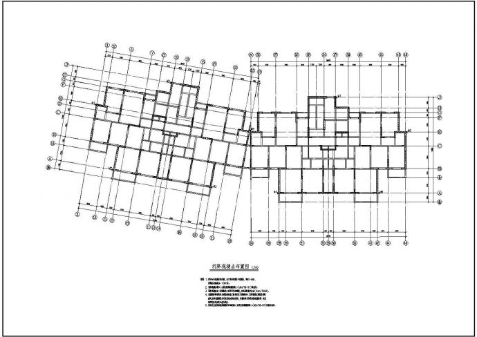 某地24层公寓楼剪力墙结构设计施工图_图1