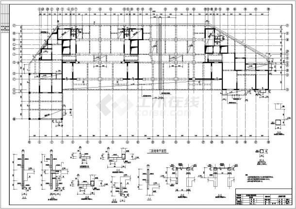 某18000㎡十八层框架剪力墙结构住宅结构施工图纸-图二