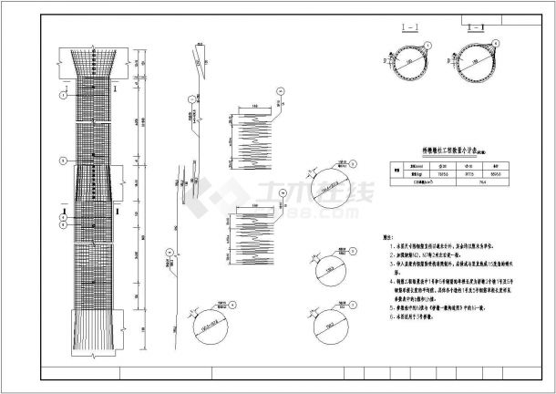 【湖南】40m长后张法预应力混凝土T梁桥施工图（含计算书）-图一