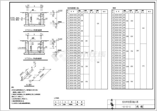福建某10KV配变电房工程典型设计图纸-图二