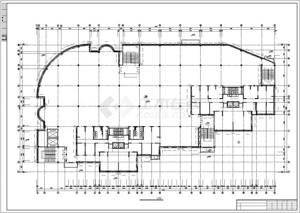 吉林某地上二十六层商住楼采暖图（散热器系统）-图一