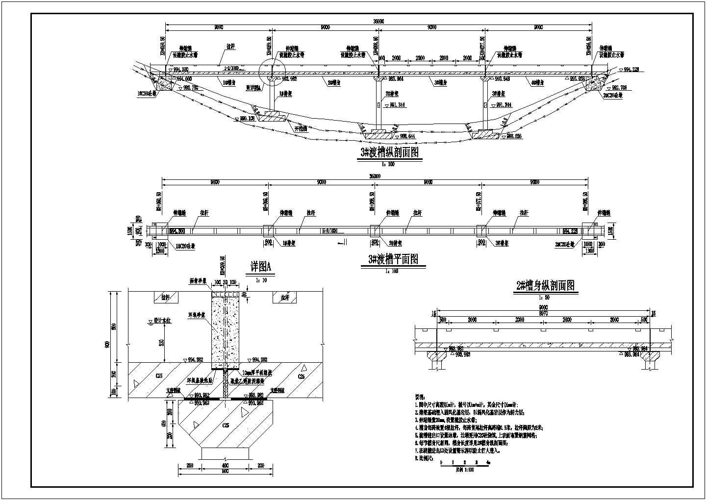 渡槽技术施工图（编制于2013年 ）
