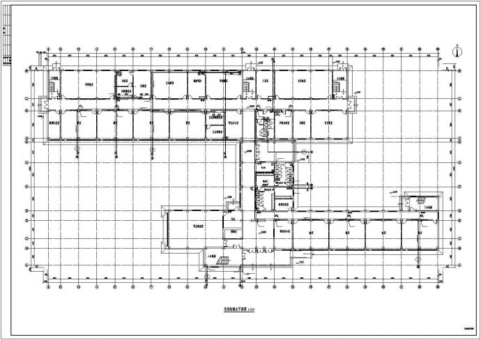 某三层教学综合楼给排水消防设计图_图1