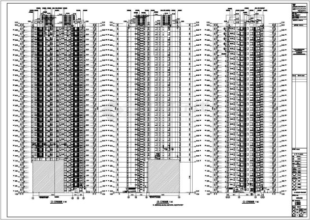 沈阳某33层剪力墙结构住宅楼建筑设计方案图-图二