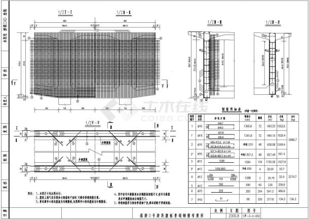 70+115+70m分离式连续刚构桥梁全套设计施工图-图一