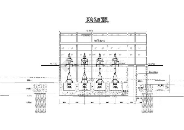 排涝站水泵布置初设图（编制于2013年）-图一