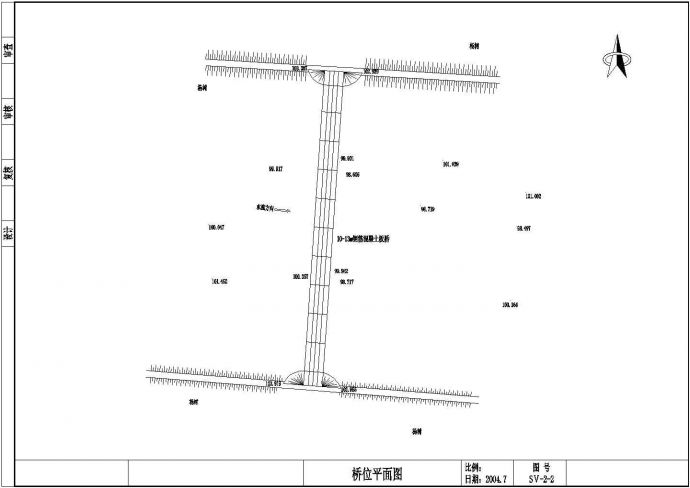 10-13米钢筋混凝土板桥全套设计施工图_图1