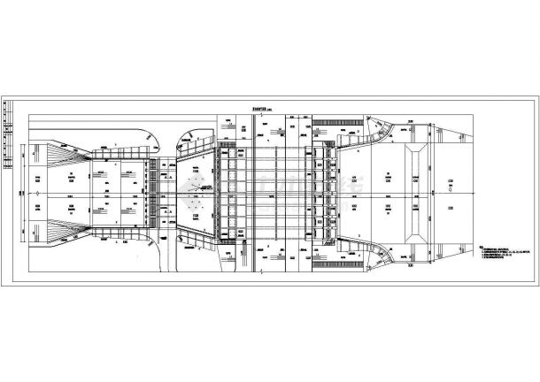 大型潜水轴流泵枢纽工程结构布置图-图一