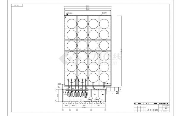 某厂水泵房结构设计图（砌体结构，共7张）-图二