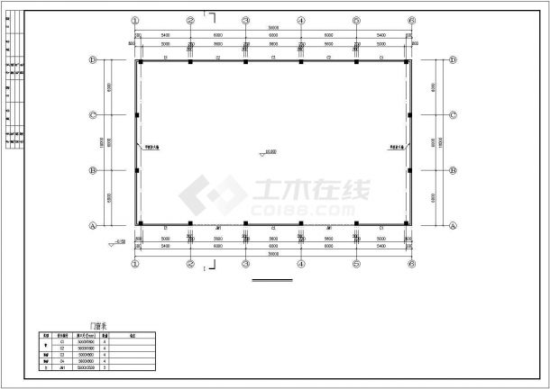 钢结构厂房结构设计图（独立基础，共11张）-图二