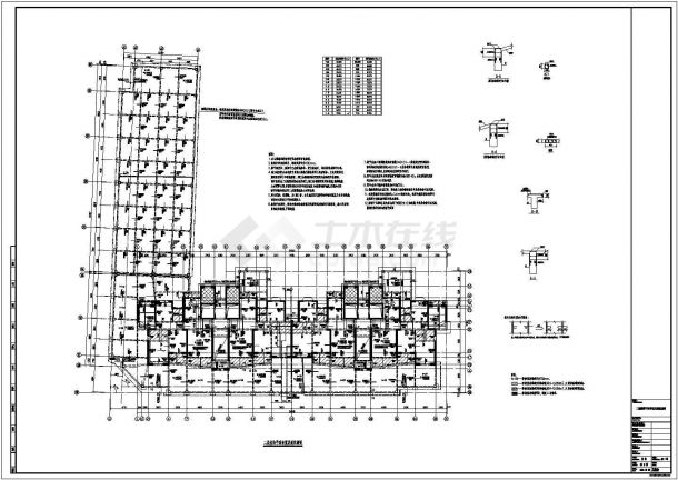 某地30层纯剪力墙结构住宅楼设计施工图-图二