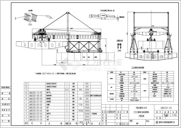 某机械厂 斜拉桥架梁机初步设计方案-图一