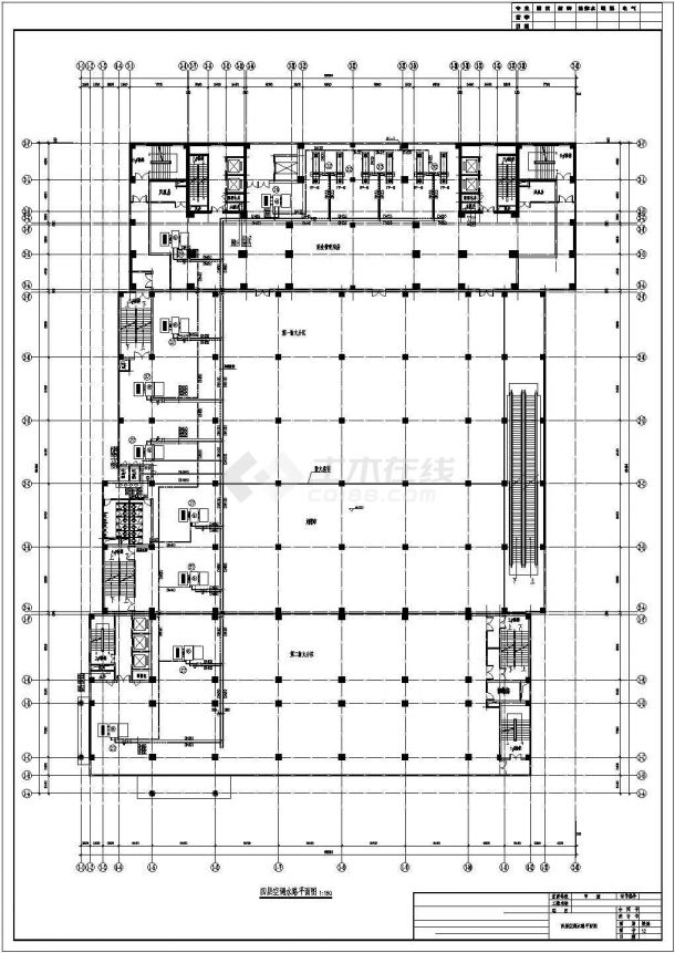 某41174㎡地上十七层商业综合楼空调设计图纸（含设计说明）-图一