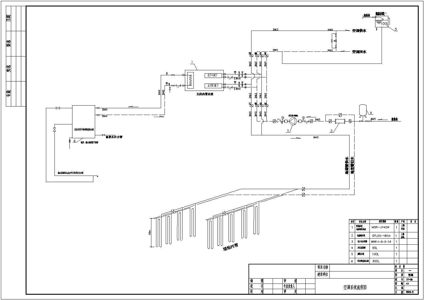 【四川】某别墅地源热泵中央空调设计方案图