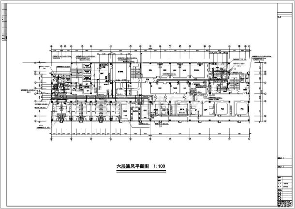 武汉某地上十层医院空调通风图纸（含设计说明）-图二