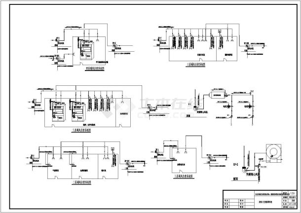 某四层标准楼实验室自控电气设计施工图纸-图二