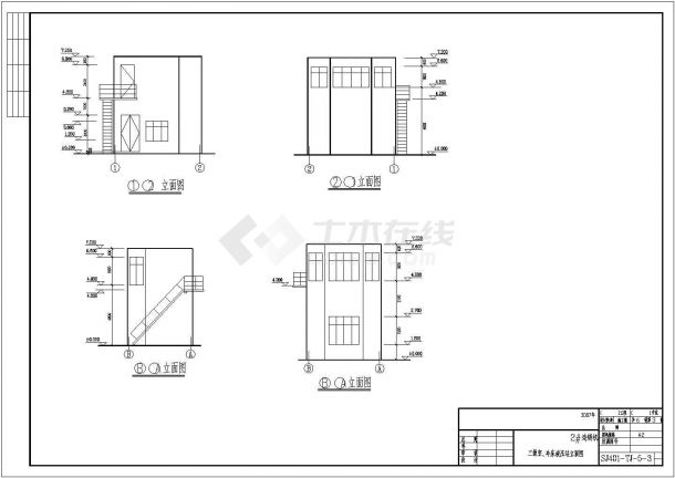 某三操室、冷床液压站结构设计施工图-图二