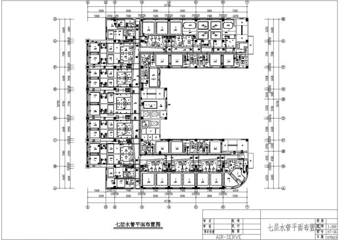 杭州某13160㎡地上七层宾馆空调图纸_图1
