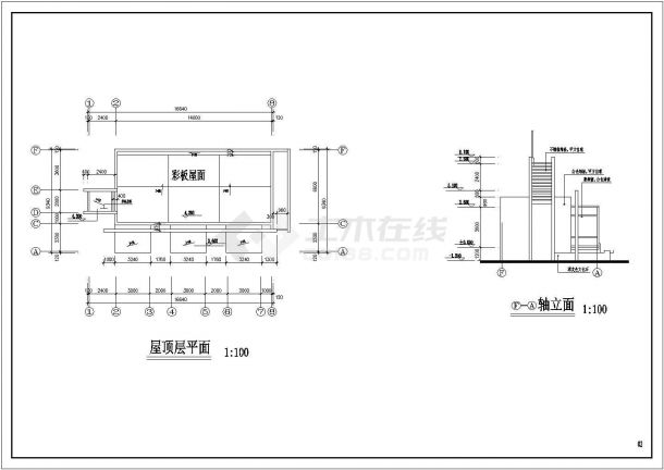 【上海】恒隆大厦钢结构售楼部结构设计施工图-图二