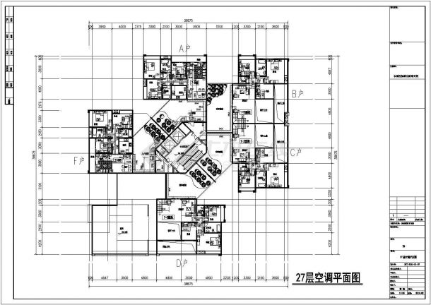 某二十八层住宅楼空调图纸（含设计说明）-图一
