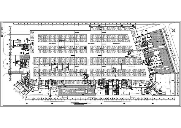 大型地下室及半地下室防排烟施工图-图一