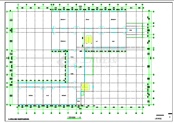 某科技楼外立面装修改造施工图（地上四层）-图二
