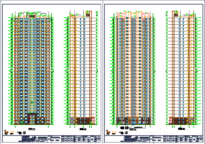 济南某32层住宅楼建筑图（剪力墙结构）_图1