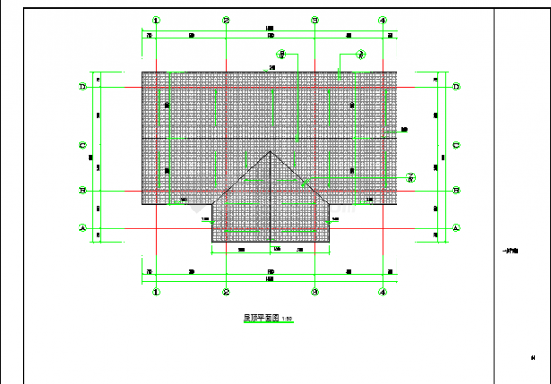 某村创3A景区旅游公厕建设工程建筑施工图（砖混结构，地上1层，建筑面积75平方米）-图二