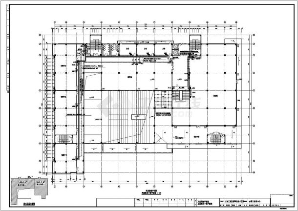 某高校7层图书馆电气设计施工图（强电部分）-图一