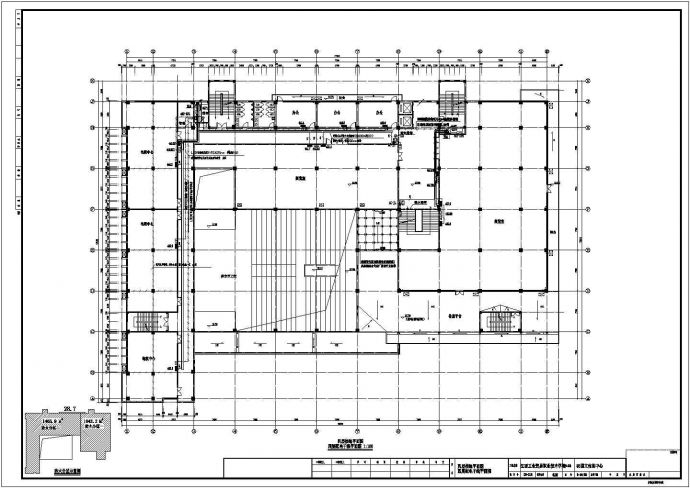 某高校7层图书馆电气设计施工图（强电部分）_图1