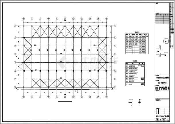 [湖南]多层框架剪力墙结构青少年宫结构施工图（屋盖为钢结构）-图二