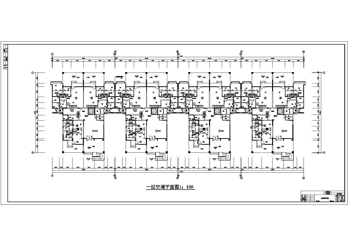 四川某楼盘家庭中央空调施工图（高41米）