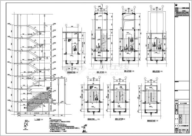 [山东]地上六层框架结构住宅楼结构施工图-图二