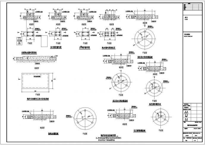 商业地下一层锅炉空调通风排烟系统设计施工图（内设燃气锅炉及热交换器）_图1