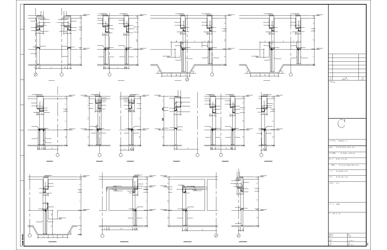 地上11层地下5层框架剪力墙总部大楼结构施工图（人防地下室、预应力楼板、筏板基础）