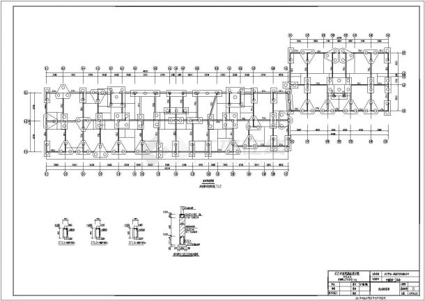 天门市地上11层住宅楼框剪结构施工图-图一