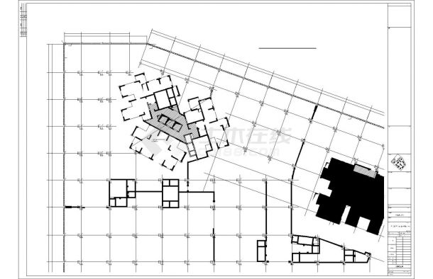 [成都]地下局部两层框架结构地下室结构施工图-图一