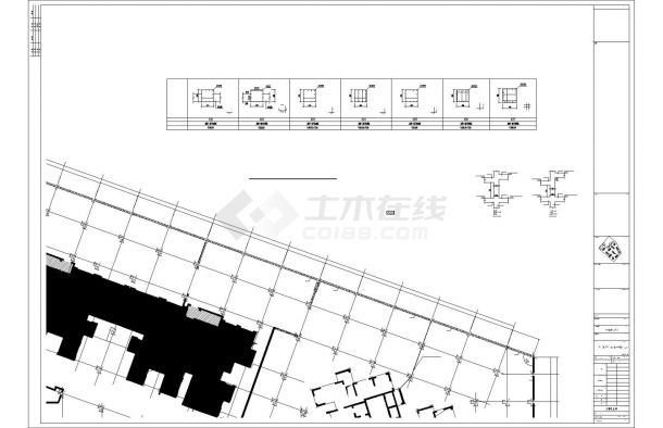 [成都]地下局部两层框架结构地下室结构施工图-图二
