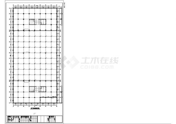 [安徽]四栋24层框架核心筒结构办公楼带两栋框架副楼结构施工图（带地下室）-图一