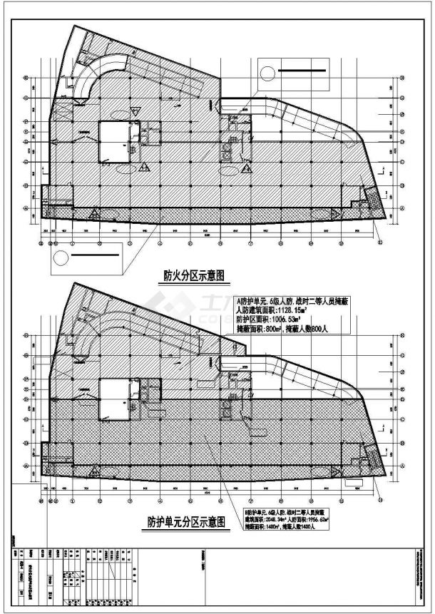 [江苏]高4.6米框架剪力墙结构地下室结构施工图（含全套建筑）-图一