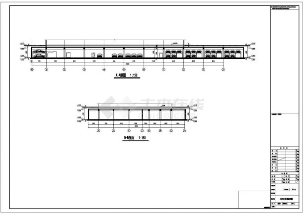 [江苏]高4.6米框架剪力墙结构地下室结构施工图（含全套建筑）-图二