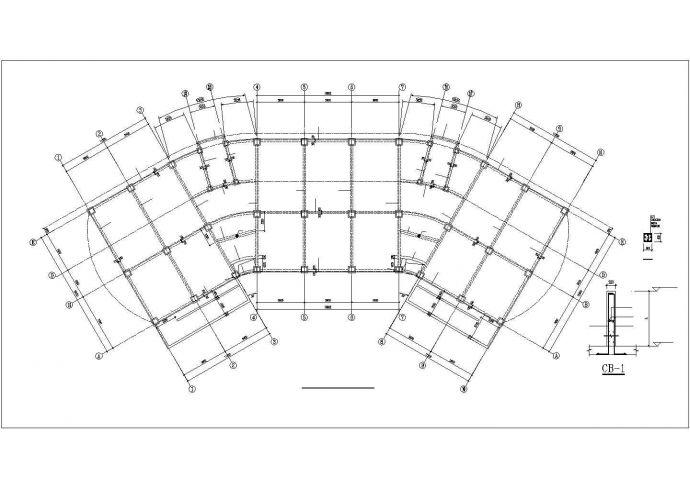 6层带半地下室框架住宅结构施工图_图1
