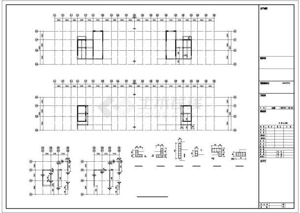 温州某职工住宅小区地下室及上部工程结构设计图-图二