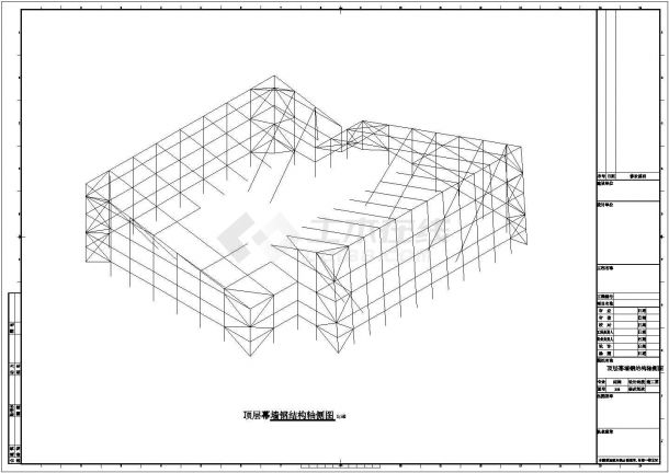 [江苏]37层框筒结构国际贸易中心结构施工图（含裙房、地下室）-图一