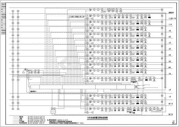 【山西】5万平20层医院综合楼电气设计图-图一