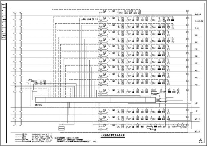 【山西】5万平20层医院综合楼电气设计图_图1