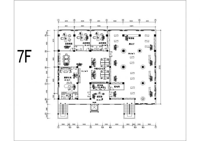 某7层低层建筑楼空调系统初步设计图_图1
